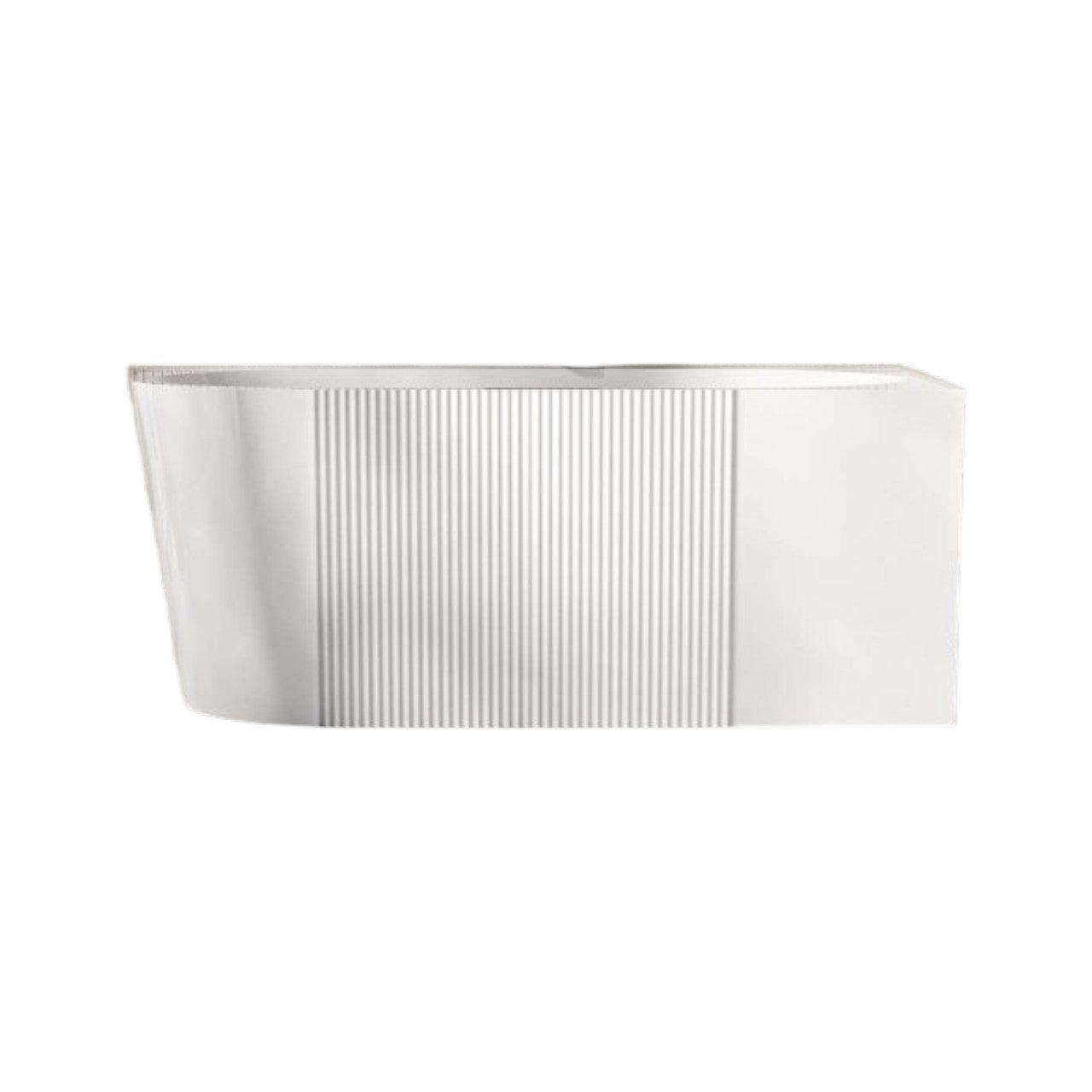 Porretta 1500mm Right-Hand Back to Wall Corner Acrylic Bath with Built-In Overflow & White Waste