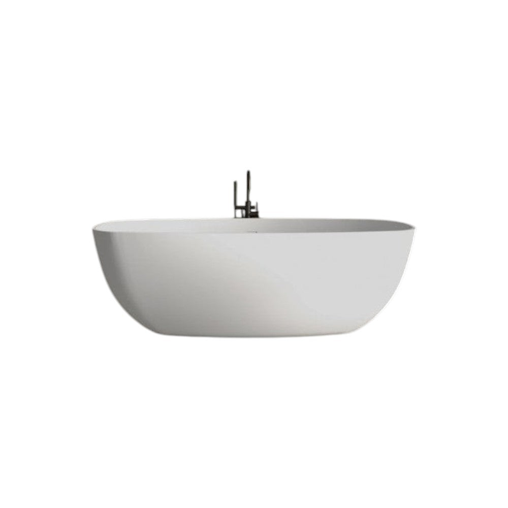 Zurich 1700mm Freestanding Stone Bath – Luxury Solid Stone Soaking Bathtub with Superior Heat Retention