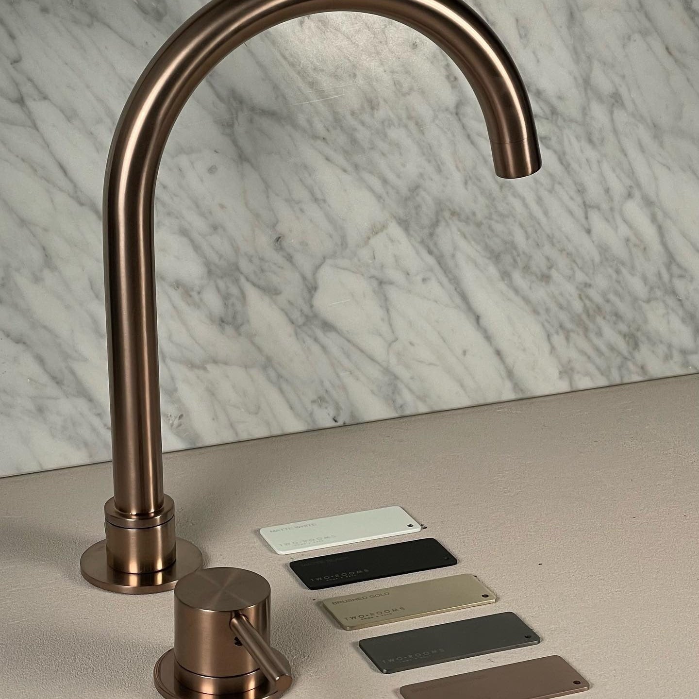 Minimalist White & Chrome Basin Mixer Tap