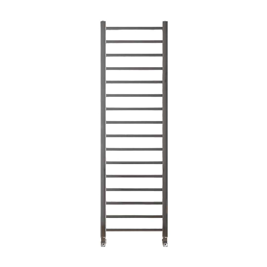 Volos 1600mm Tall Straight Heated Towel Rail Radiator - Wall Mounted Mild Steel Bathroom Towel Warmer - Choice of Finish - 500mm Wide