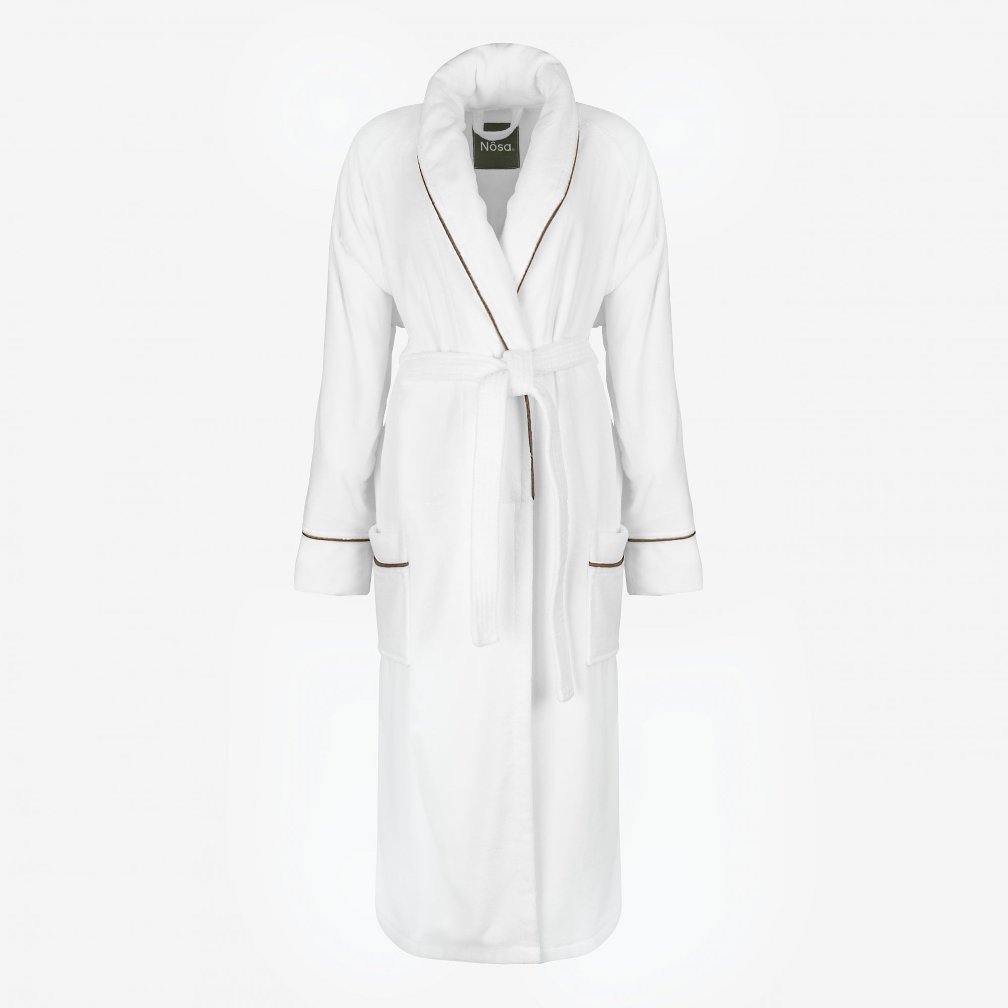 Nôsa White Orchard Luxury Spa Gift Set with Bathrobe, Candle, Reed Diffuser & Body Lotion – Small/Medium